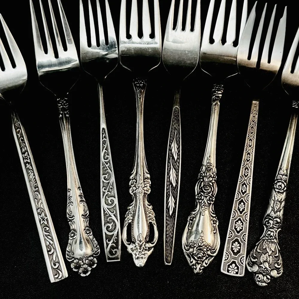40 Vtg Stainless Flatware Mismatched Japan EKCO National Interpur Oneida Mixed